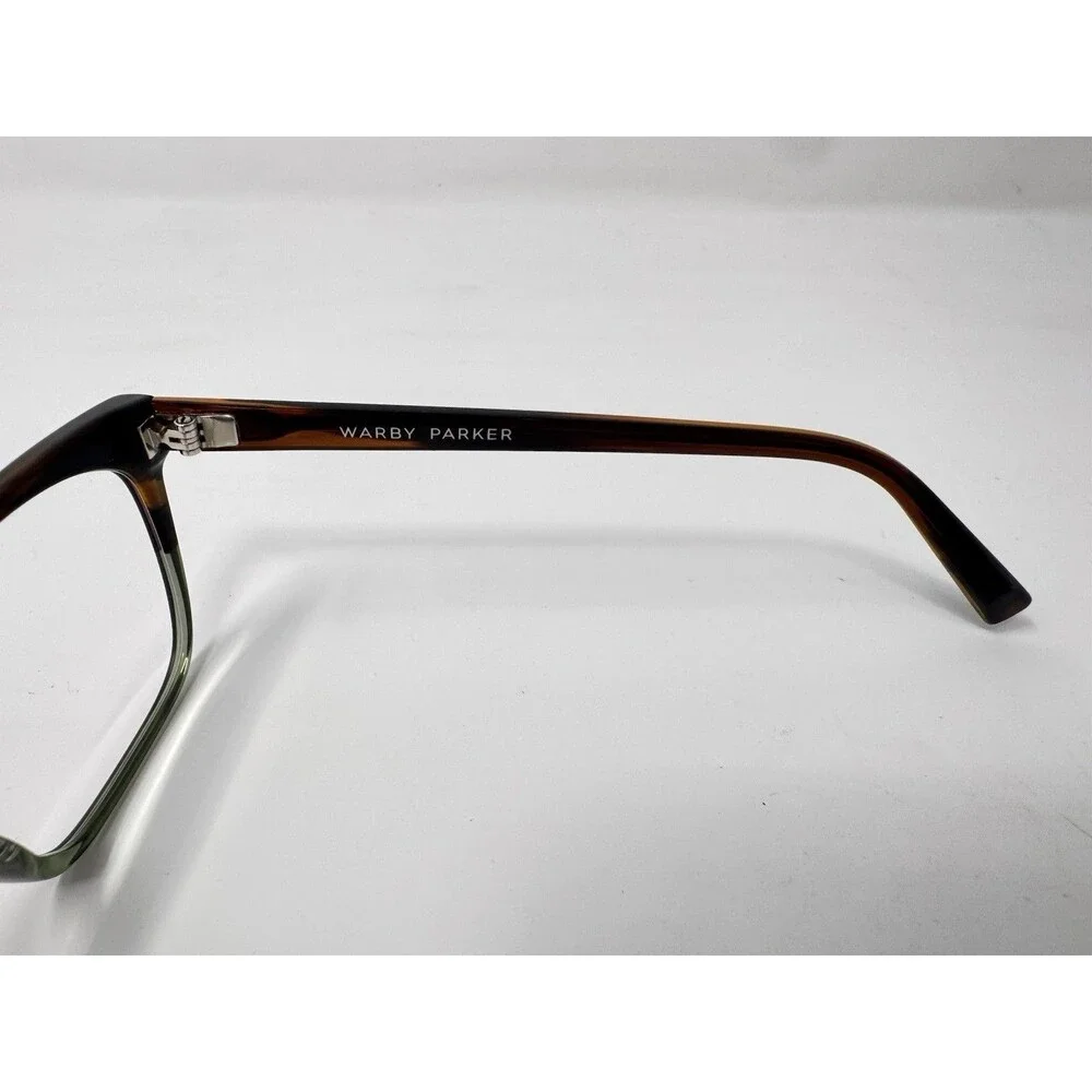 Warby Parker Hughes M 723 Eyeglass Frames Only 52-17-140 Brown Green